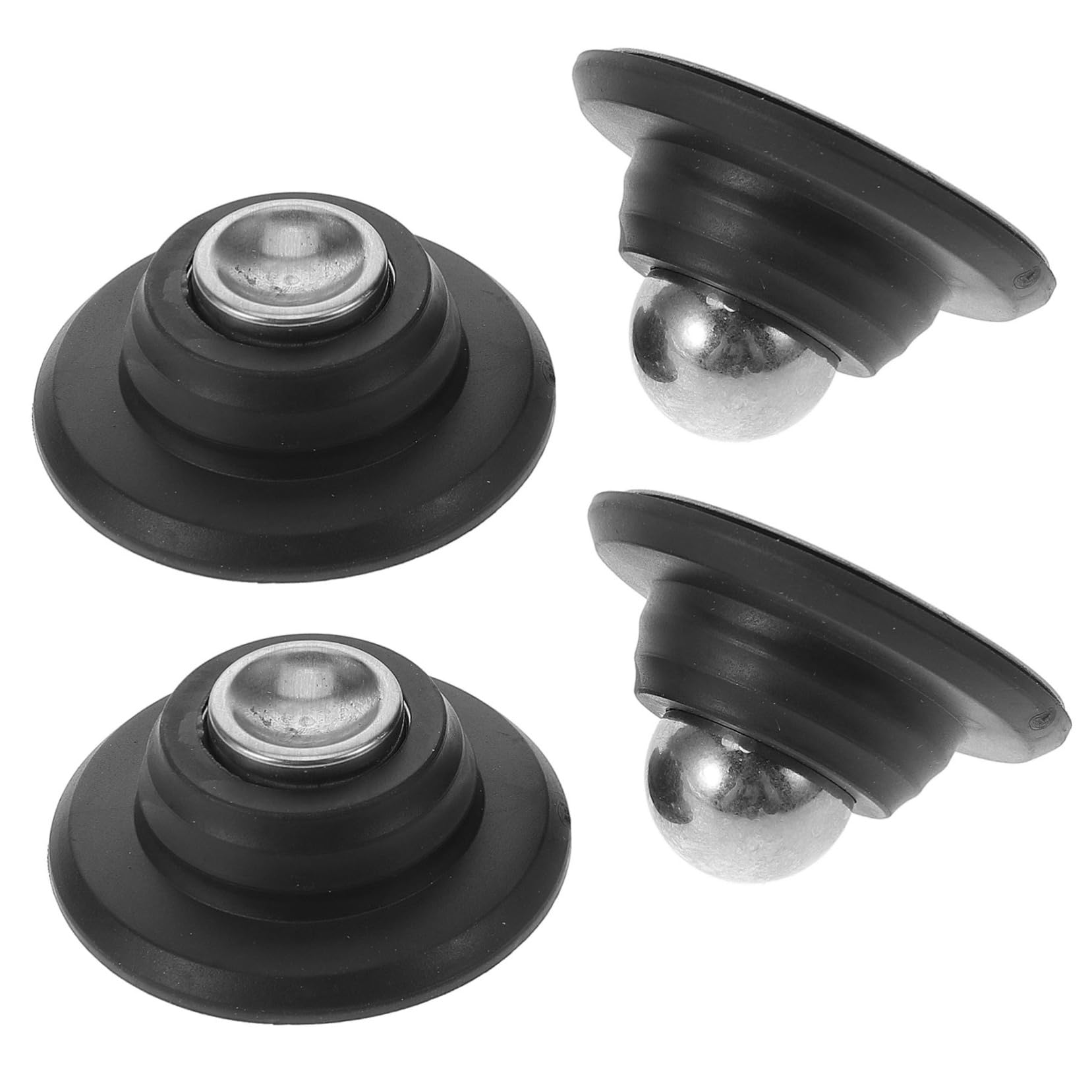 HEALLILY 2St Türstopper für Wohnmobile Wohnmobil-Türstopper Türverriegelung für Wohnmobile Anhängertürverschluss Wohnmobil-Türhalter Türfanghalter Rostfreier Stahl Black von HEALLILY