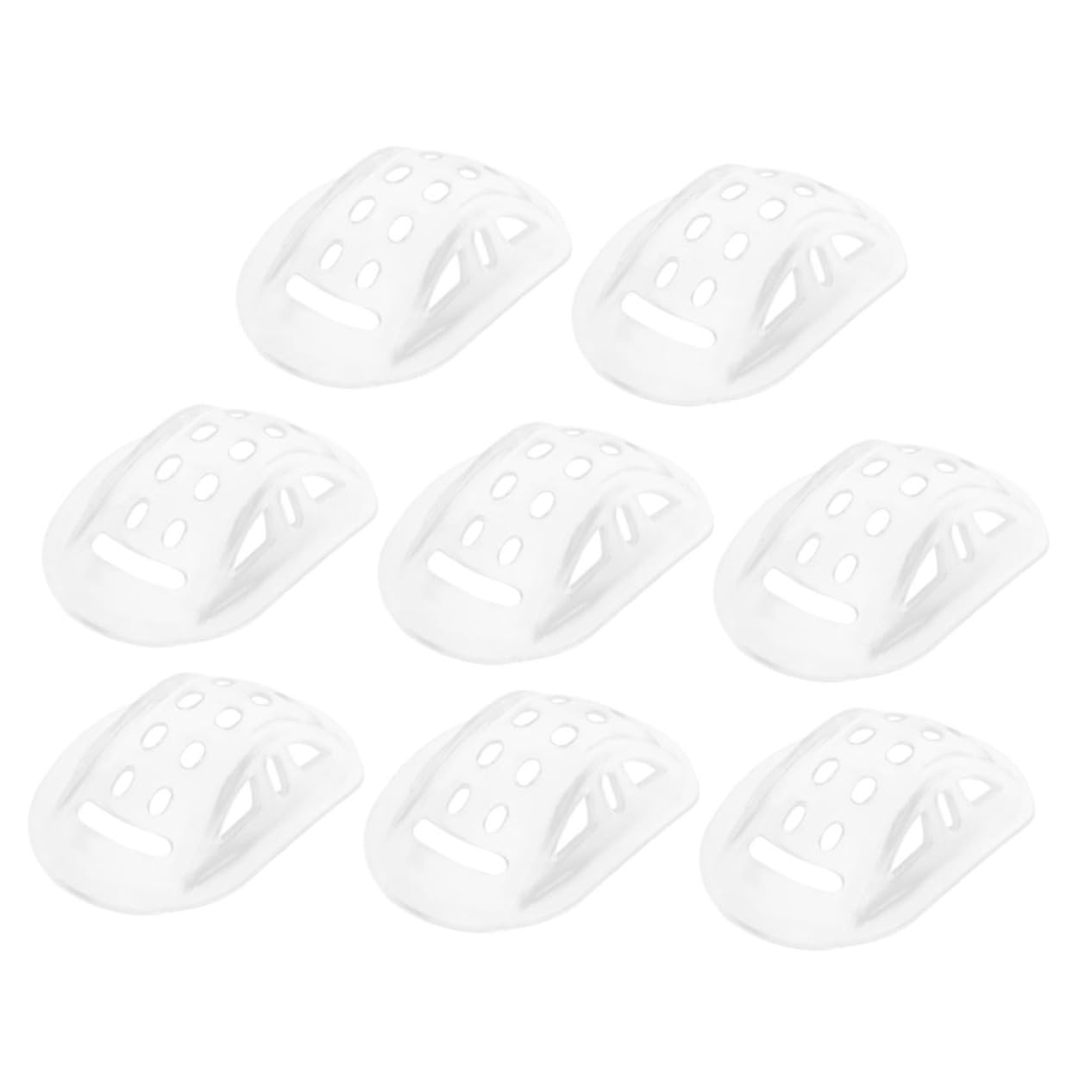 HEALLILY 8st Helm Einzigartiger Ring Kinnpolster Für Gesichtsmaske Kinnkissen Sicherheits-kinnpolster Softball-kinnschale Softball-Masken-kinnpolster Sicherheits-kinnschale Transparent Pp von HEALLILY