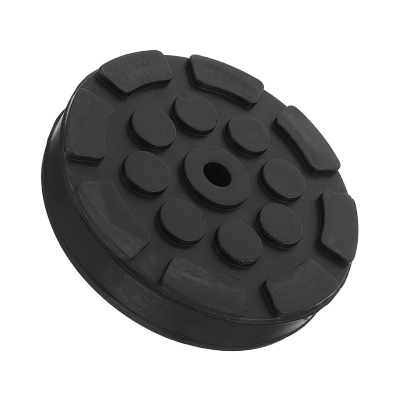 HEALLILY Gummiauflage Anheben Wagenheber Autos Adapter Bodenheberauflage Gummipads Für Hebebühnen Gummiblöcke Für Autohebebühnen Rundes Gummi-hebepolster Gummi-hebeblöcke Jack-pad Black von HEALLILY