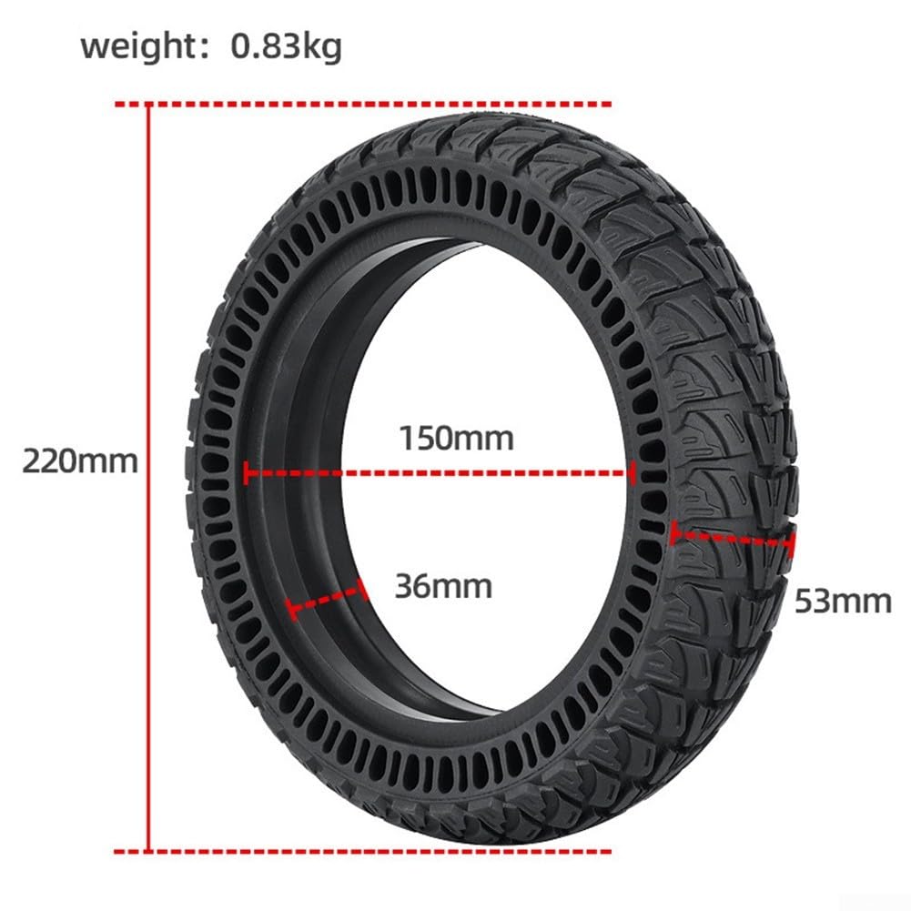 9x2 25 Zoll Vollreifen für Elektroroller Perfekte Passform für Xiaomi Für M365 und Für Kugoo Modelle von HEBEOT