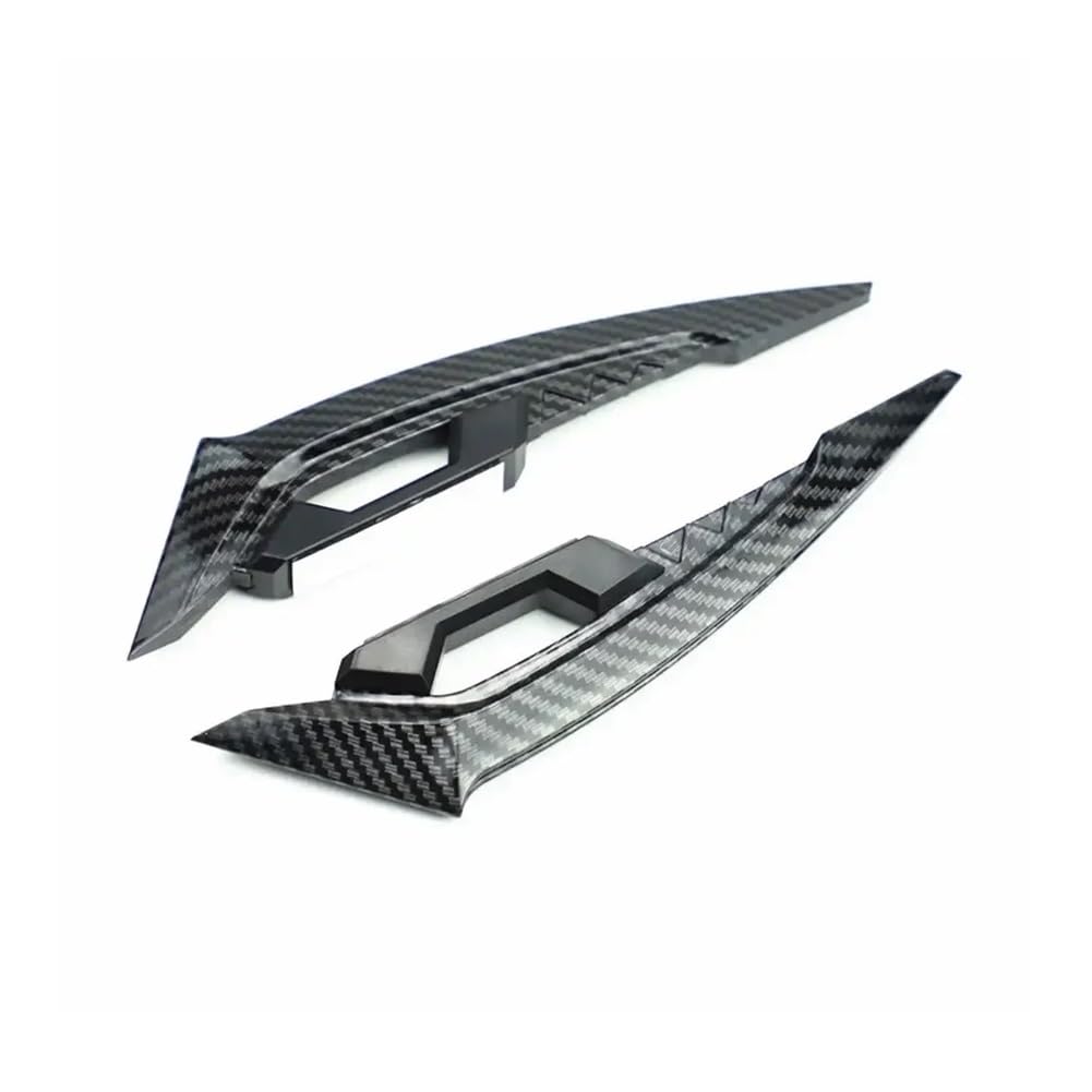 Deflektor Seitenspoiler 2Pcs Motorrad Winglets Front Side Spoiler Aerodynamische Flügel Set Feste Wind Flügel Mit Aufkleber Motorrad Seite Wind von HEEGIN