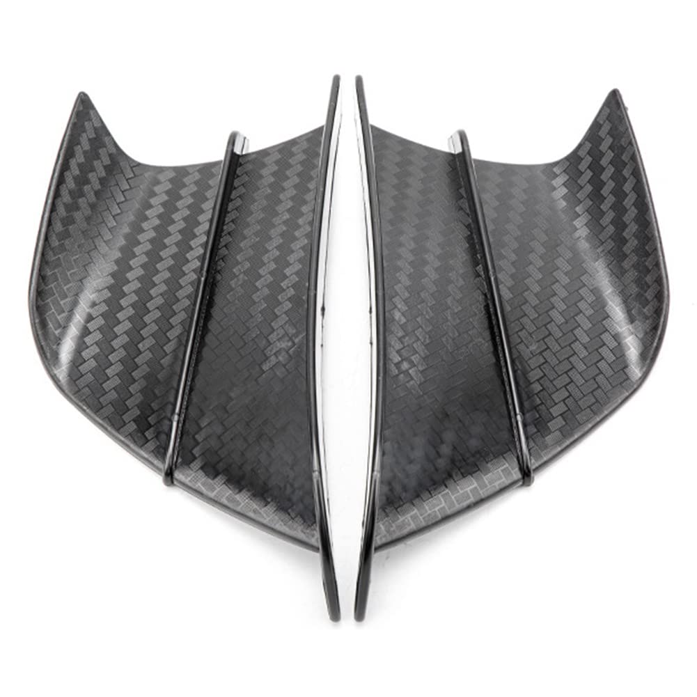 Deflektor Seitenspoiler 2X Universal Motorrad Winglet Aerodynamische Spoiler Flügel Mit Motorrad Aufkleber Für Yam&aha Für SU&ZUKI Für Kaw&asaki von HEEGIN