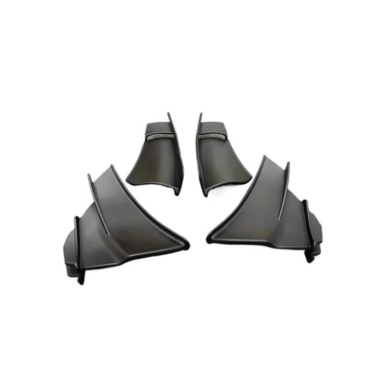 Deflektor Seitenspoiler Seite Winglet Motorrad Zubehör Spoiler Flügel Verkleidung Windschutzscheibe Für Du&Cati Für Panigale V4 V4S V4R 2018 2021 2022 2023 4PCS Schwarz von HEEGIN