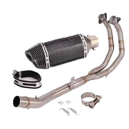 Motorrad Auspuffrohr Für CBR500 CB500X CB500F 2013-2022 Auspuff Motorrad Header Rohr Verbinden Link Rohr 51mm Schalldämpfer von HEEGIN