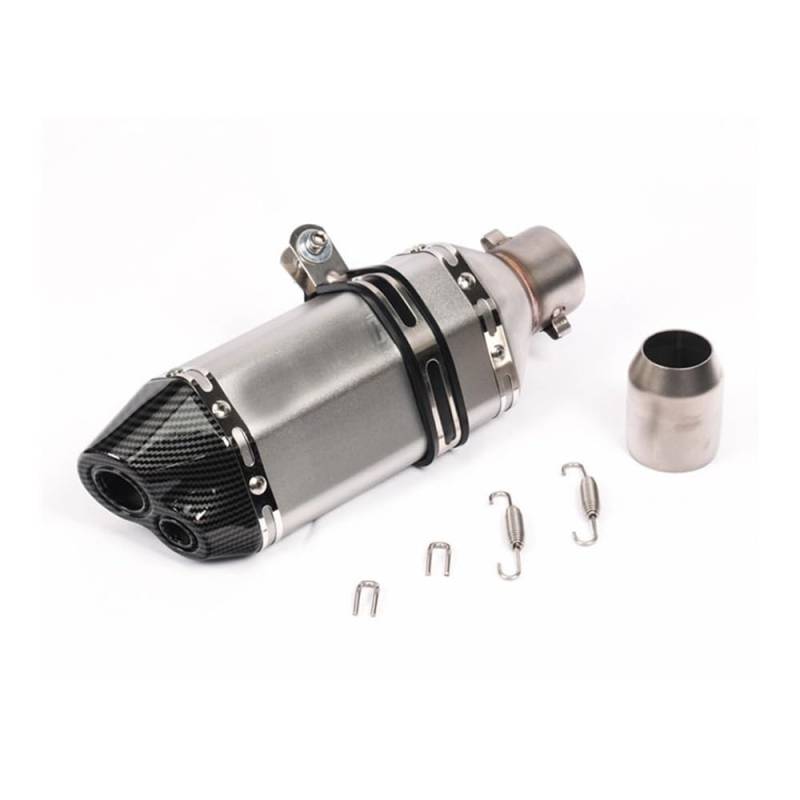 Motorrad Auspuffrohr Hitzeschild Für 51mm Zubehör Motorrad Auspuffrohr Modifiziert Schalldämpfer Rohr Echappement Moto Db Killer Für XJ6 MT07 09 03 von HEEGIN