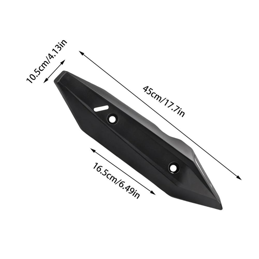 Motorrad Auspuffrohr Hitzeschild Für Motorrad-Abgaswärmerohrabdeckung, Flexibler Schild, Schutzfolie, Anti-Verbrühungsabdeckung, Zubehör von HEEGIN