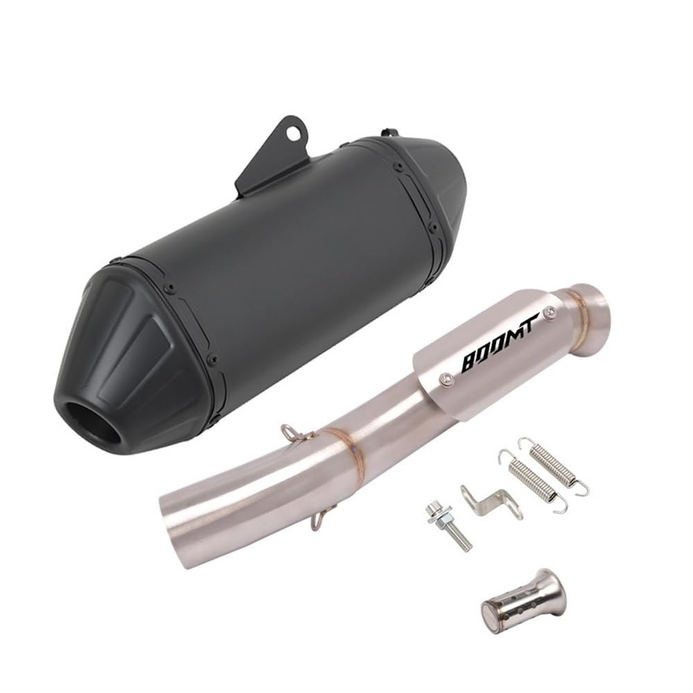 Motorrad Auspuffrohr Hitzeschild Für Motorradauspuff Schalldämpfer Mid Link Pipe Full System Modifizieren Slip On Für CF&Moto 800MT CF 800-5A 2021 2022 von HEEGIN