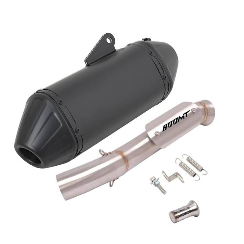 Motorrad Auspuffrohr Hitzeschild Für Motorradauspuff Schalldämpfer Mid Link Pipe Full System Modifizieren Slip On Für CF&Moto 800MT CF 800-5A 2021 2022 von HEEGIN