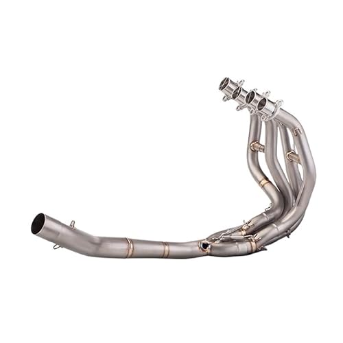 Motorrad Auspuffrohr Motorrad-Auspuff-Schalldämpferrohr Für ZX25RR ZX25R Slip On Front Tube Link Pipe Connect 51MM Auspuff Motorrad-Auspuff von HEEGIN