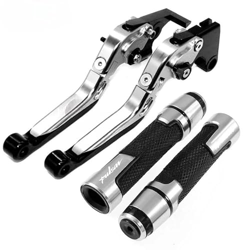 Motorrad Bremse Kupplungshebel Motorrad Klappbare Ausziehbare Einstellbare Kupplung Bremshebel Handbar End Griffe Fit Für Bajaj Pulsar 200 NS/200 RS/200 A von HEEGIN