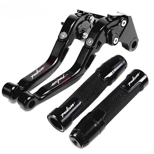 Motorrad Bremse Kupplungshebel Motorrad Klappbare Ausziehbare Einstellbare Kupplung Bremshebel Handbar End Griffe Fit Für Bajaj Pulsar 200 NS/200 RS/200 A von HEEGIN