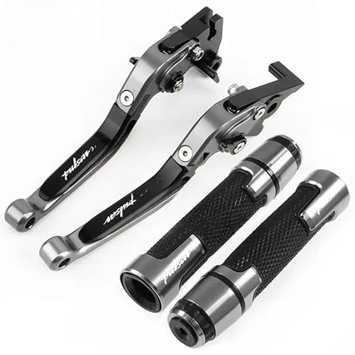 Motorrad Bremse Kupplungshebel Motorrad Klappbare Ausziehbare Einstellbare Kupplung Bremshebel Handbar End Griffe Fit Für Bajaj Pulsar 200 NS/200 RS/200 A von HEEGIN