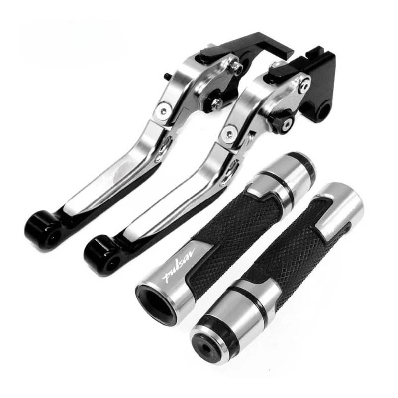 Motorrad Bremse Kupplungshebel Motorrad Klappbare Ausziehbare Einstellbare Kupplung Bremshebel Handbar End Griffe Fit Für Bajaj Pulsar 200 NS/200 RS/200 A von HEEGIN