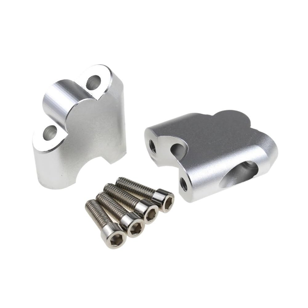 Motorrad-Lenkererhöhung 7/8 "22mm Motorrad Lenker Riser Drag Griff Bar Clamp Verlängern Adapter FÜR V-Strom DL250 DL650 DL1000 DL1050XT von HEEGIN