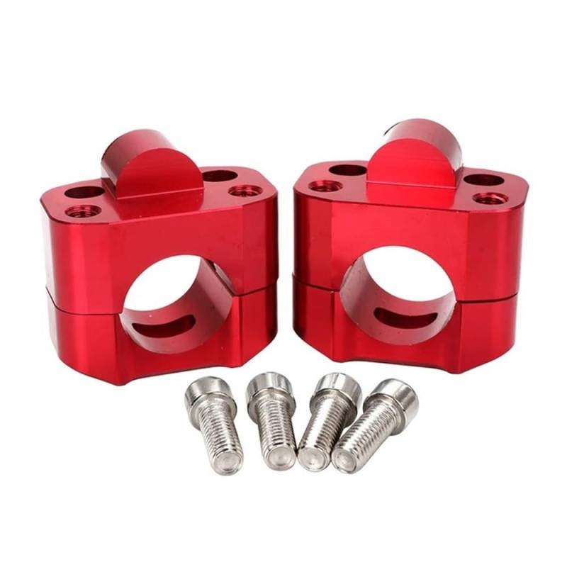 Motorrad-Lenkererhöhung Lenker Fat Bar Steigleitungen Halterung Clamp Adapter 28MM Für Pit Dirt Bike Motorrad Enduro Supermoto MX ATV Motorrad Riser von HEEGIN