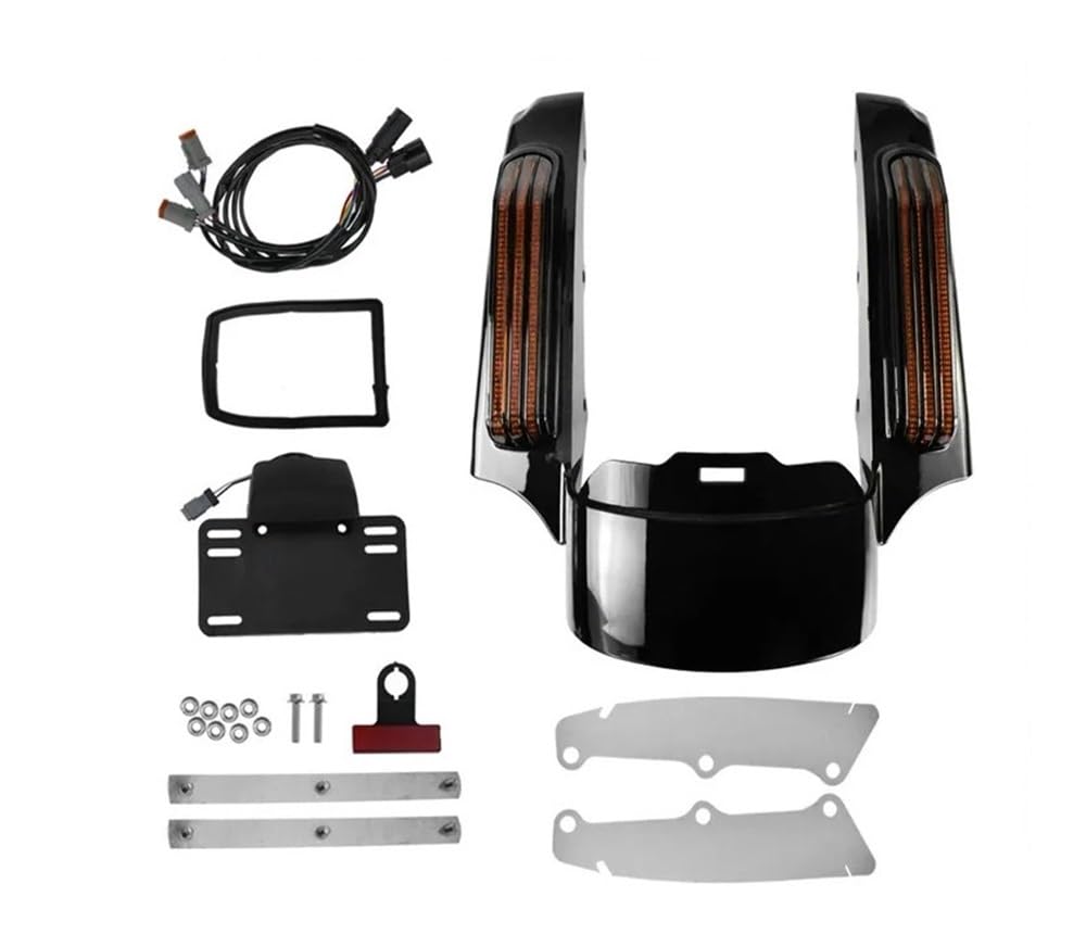 Motorrad Schutzblech Motorrad Kotflügel Hinten Verlängerung Fascia Für Ha&rley Touring Electra Glide Street Road Glide FLHR FLTRX 2014-2021 2022 von HEEGIN