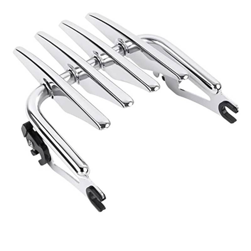 Motorräder Gepäckträger hinten Motorrad Hinten Gepäck Rack Für Ha&rley Für Davidson GLEITEN Reise Für Road King 2009-2022 Motorrad Gepäck Rack von HEEGIN