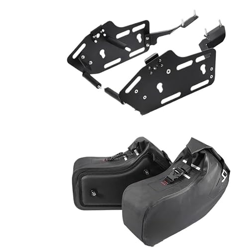 Motorräder Gepäckträger hinten Motorrad Seite Fall Halterung Unterstützung Für CF&Moto 450MT MT450 450 MT 2024 Motorrad Seite Gepäck Rack Halter Halterung von HEEGIN