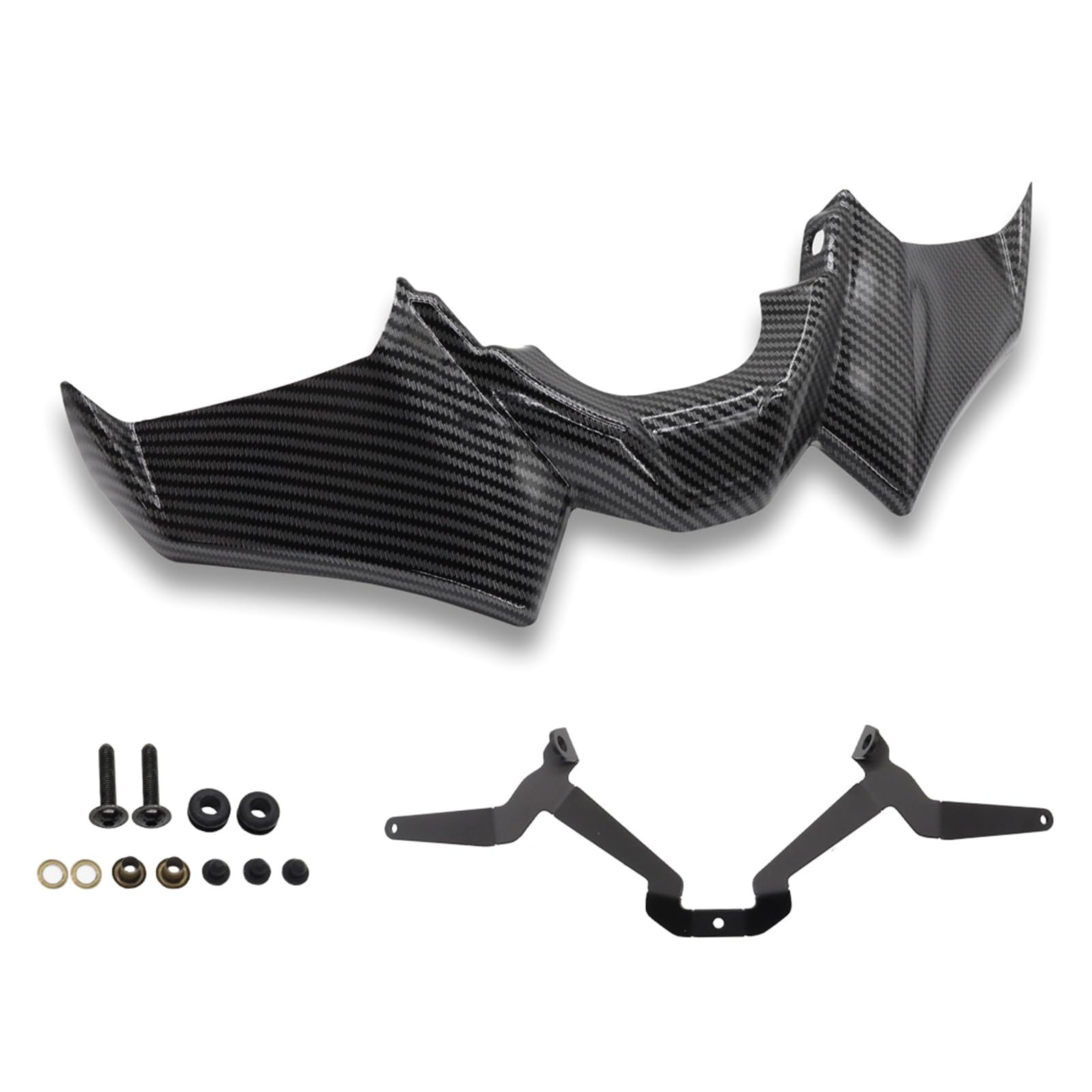 Motorradzubehör Sport Front Spoiler Aerodynamische Flügel Defektoren Ersetzen Verkleidung von HEEZOU