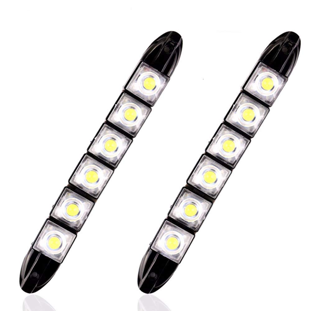 HEHEMM 6 LED Flexible 12V Auto Truck Tagfahrlicht Signallampen DRL Auto Nebel Tagfahrlicht Wasserdichte LED Autolichter von HEHEMM