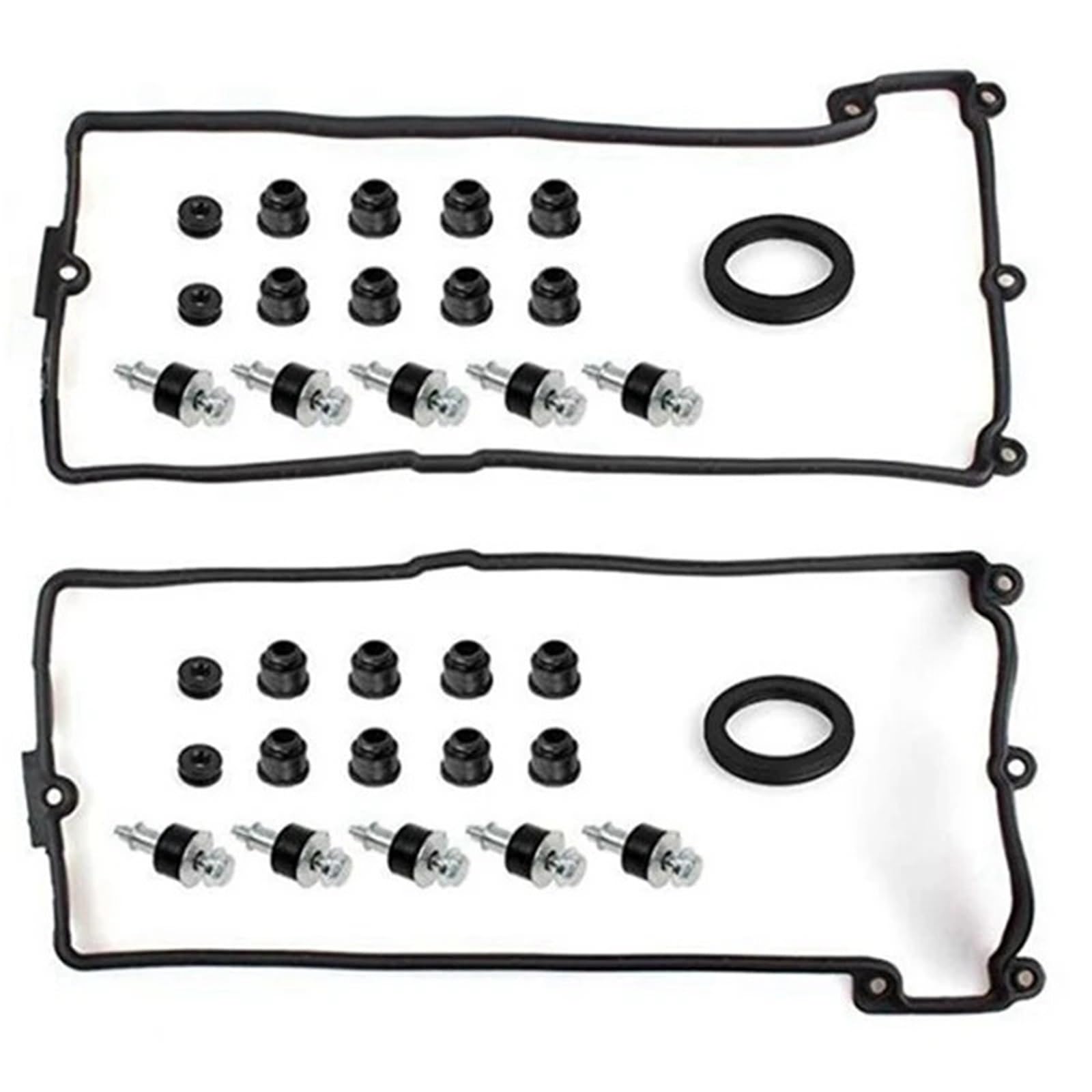 HEHOJUVN [Replacement] Auto Motor Ventildeckel Dichtung Set L + R 11127513194 11127513195 for BMW 545I 550I 645Ci 750Li X5 Ersatzteile 2PCS von HEHOJUVN