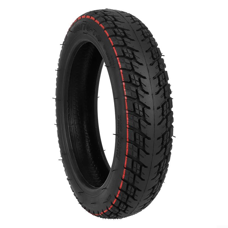 HEIBTENY 10 Zoll 60/70-7.0 Offroad Tubeless Reifen Ersatz Reifen FürMi4pro Scooter Elektroroller Zubehör Rutschfeste Vakuumreifen Dicke Reifen Ersatzräder von HEIBTENY