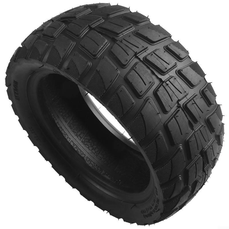 HEIBTENY 10 Zoll 90/55-6 Offroad Tubeless Reifen Ersatz Reifen für Scooter Elektroroller Zubehör Rutschfeste Dicke Reifen Ersatzräder von HEIBTENY