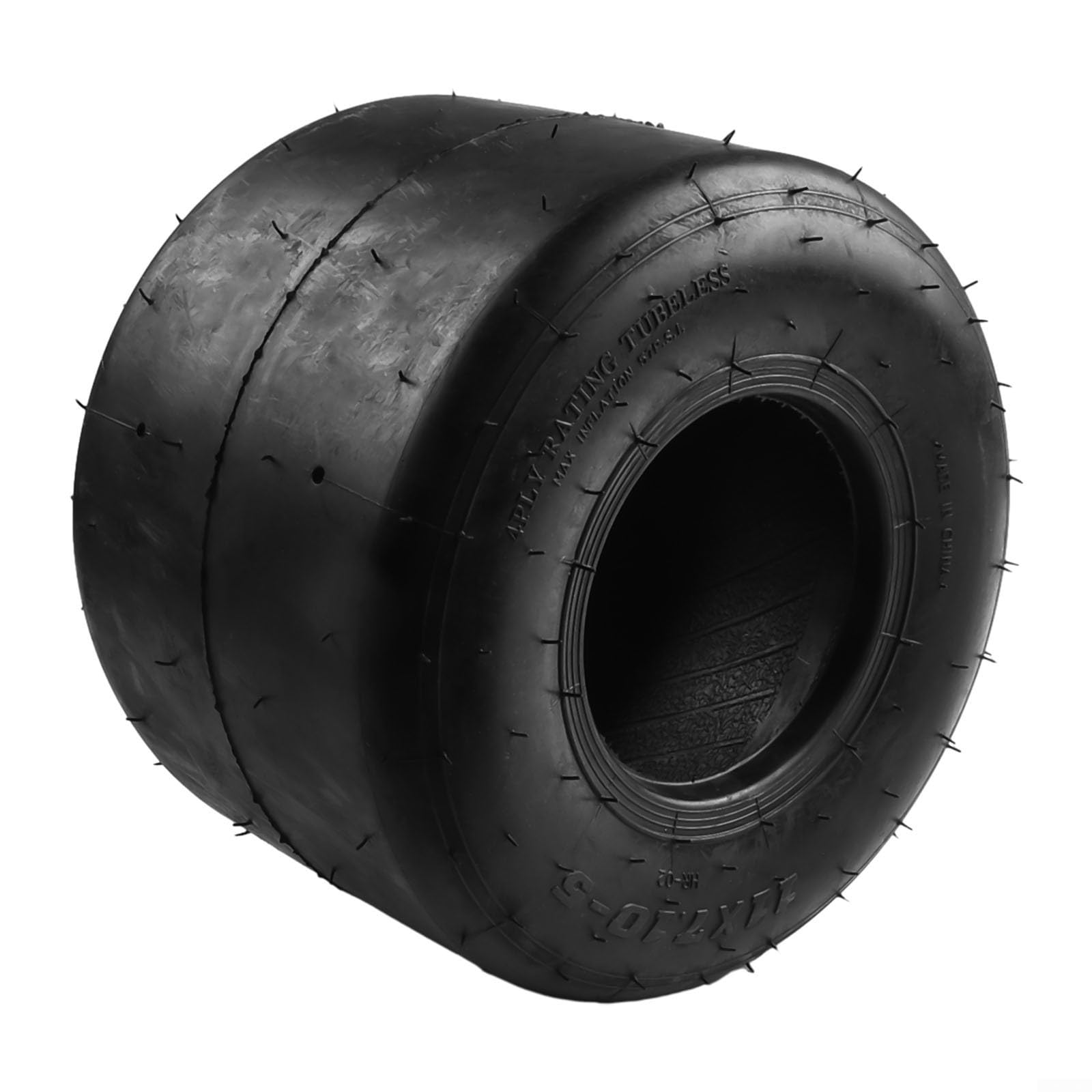 HEIBTENY 10X4.50-5/11x7.10-5 Tubeless Reifen Ersatz Reifen Go Kart Wettbewerbskart Kart Zubehör Rutschfeste Dicke Reifen Ersatzräder (11x7.10-5) von HEIBTENY