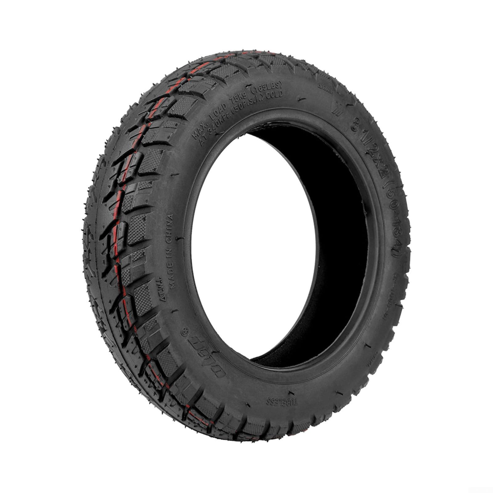 HEIBTENY 8,5 Zoll 8 1/2 * 2(50-134) Offroad Tubeless Reifen Ersatz Reifen FürVSETT9&9+/fürZERO9 Scooter Elektroroller Zubehör Rutschfeste Dicke Reifen Ersatzräder von HEIBTENY