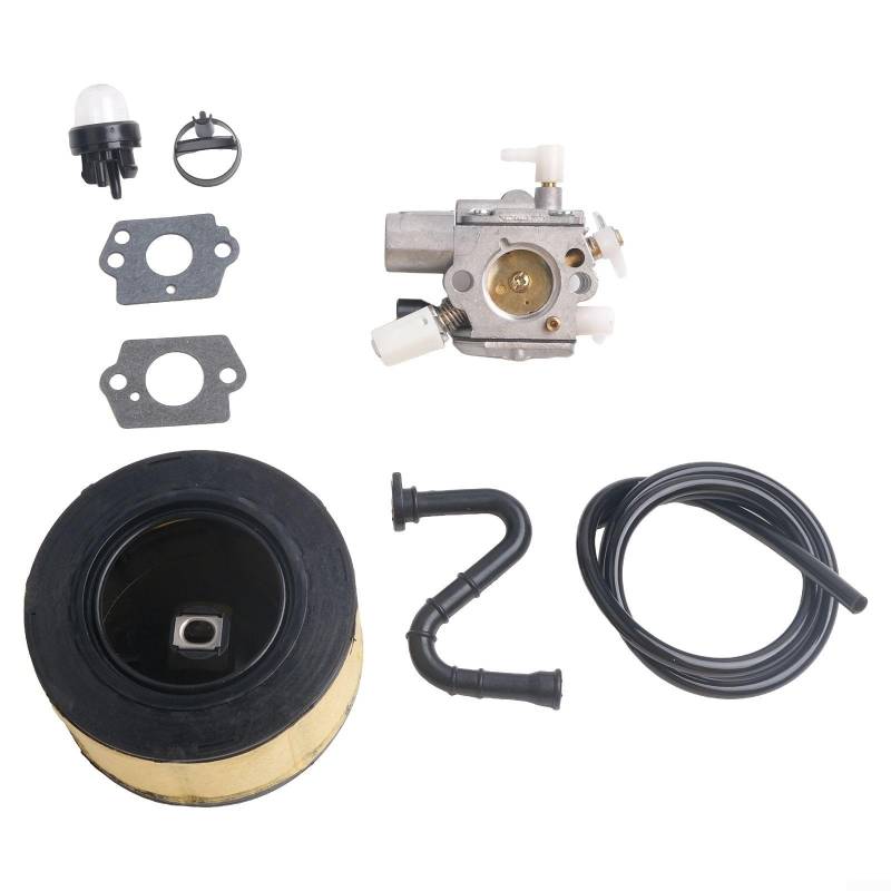 HEIBTENY MS251 Vergaser Kit für MS251C MS231 Kettensäge Zubehör mit Luftfilter 1143 120 0611 1143 120 0605 1143-120-0641 Einfach zu installieren von HEIBTENY