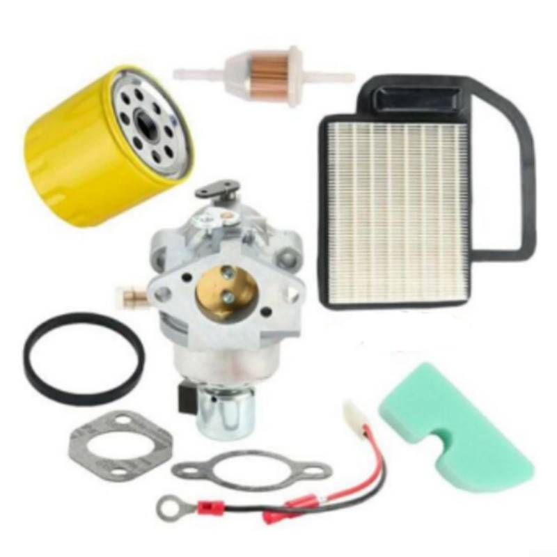 HEIBTENY Rasenmäher Vergaser Kit für SV470 SV471 SV480 SV530 SV591 SV600 SV601 Motor mit Luftfilter Tune Up Set kompatibel mit LT1045 LT1042 LTX1045 Einfach zu installieren von HEIBTENY