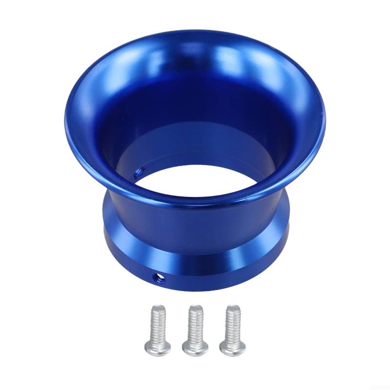 Schlank und funktional, 50 mm Vergaser-Luftfilter-Windbecher für Fahrräder (Blau 50 mm) von HEIBTENY