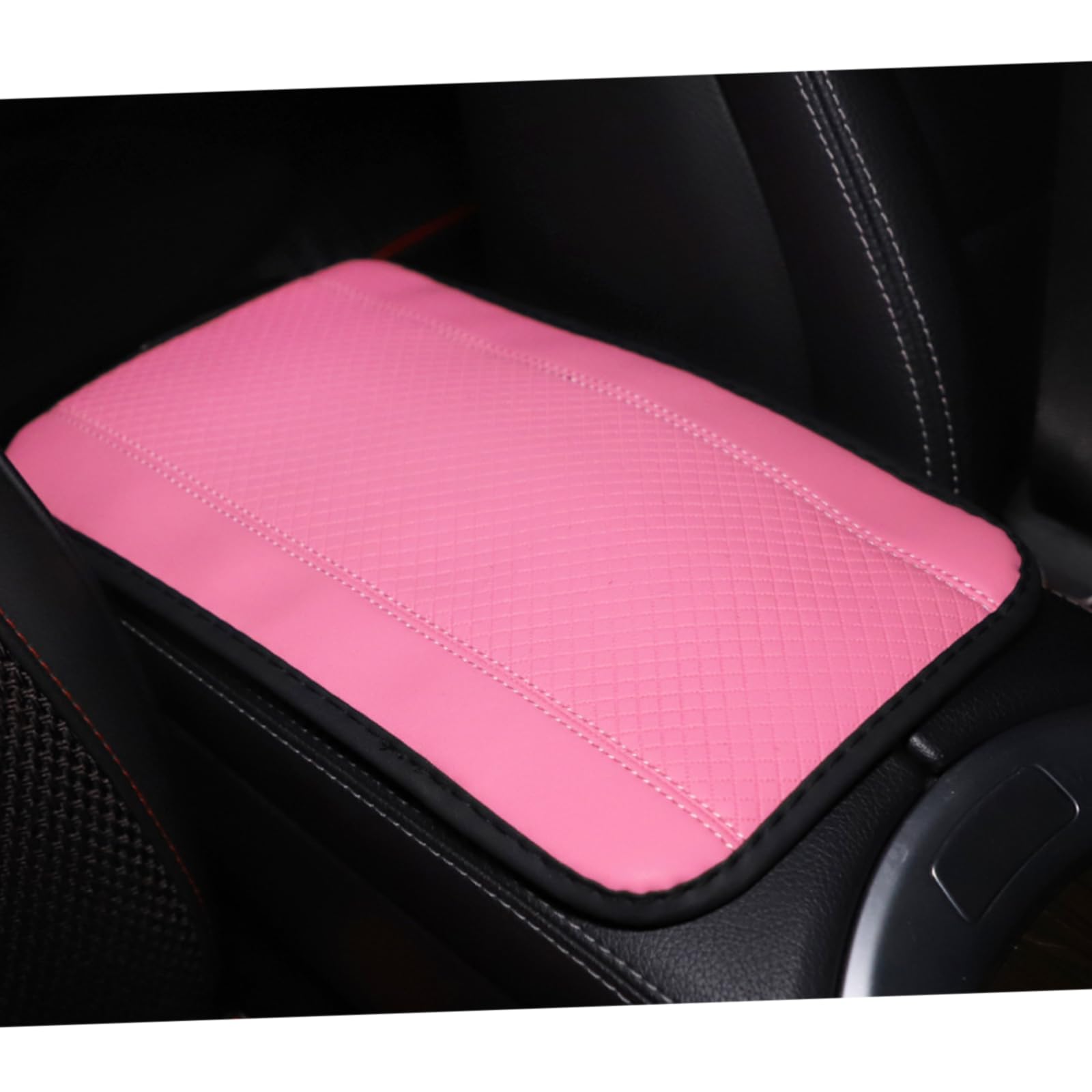 Passend für die meisten Automodelle Matte Innen Auto Armlehne Lagerung Abdeckung Kissen Abdeckung Pad Für Smart (rosa) von HEJIAL