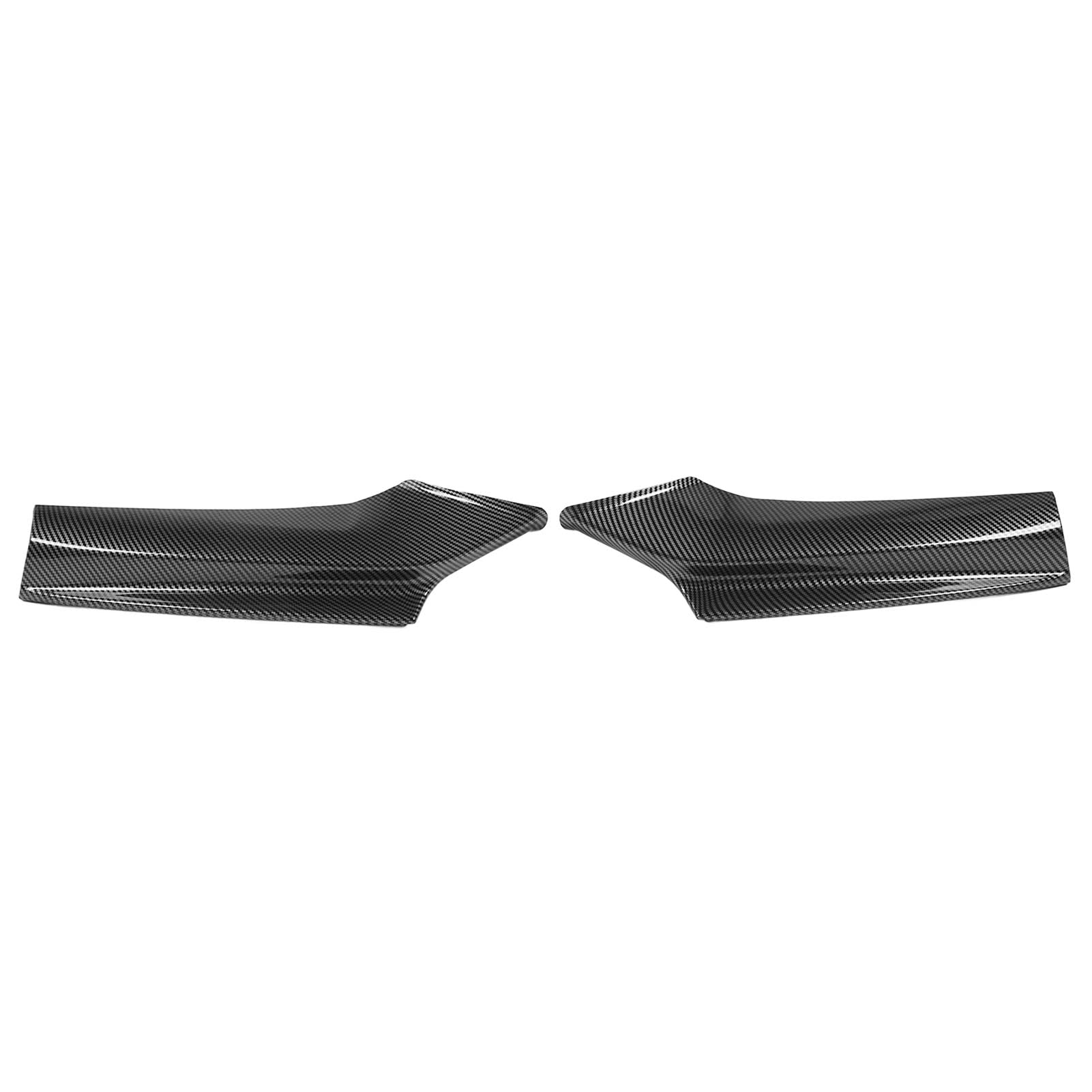 Paar Frontstoßstangen-Lippenspoiler Reduzieren den Windwiderstand, Stoßstangen-Ecksplitter für 5er F10 F11 M Sport 2010 Bis 2016 (Kohlefaser-Stil) von HELEVIA