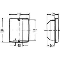 Bremsleuchte HELLA 2DA 003 236-331 von Hella