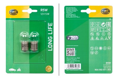 Hella Glühlampe, Positions-/Begrenzungsleuchte [Hersteller-Nr. 8GA002071-353] für Abarth, Alfa Romeo, Audi, BMW, Chevrolet, Citroën, Daimler, Fiat, Fo von HELLA