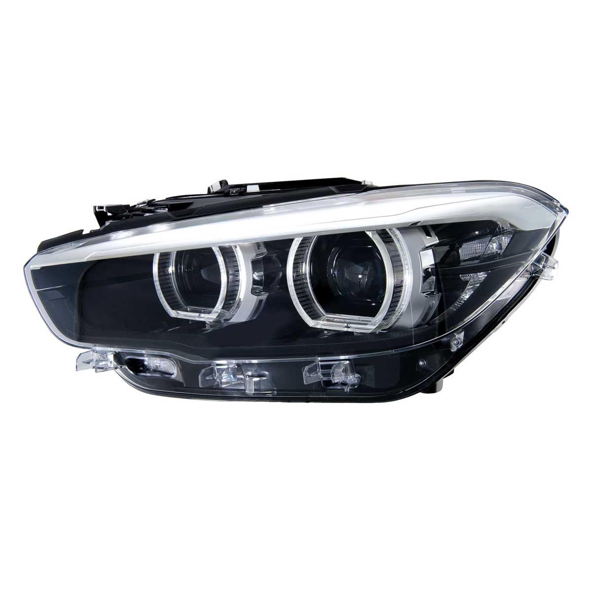 HELLA 1EX 011 929-911 LED Scheinwerfer - für u.a. BMW 1', F20 / F21 LCI - schwarz - ECE - für Rechtsverkehr - links von Hella