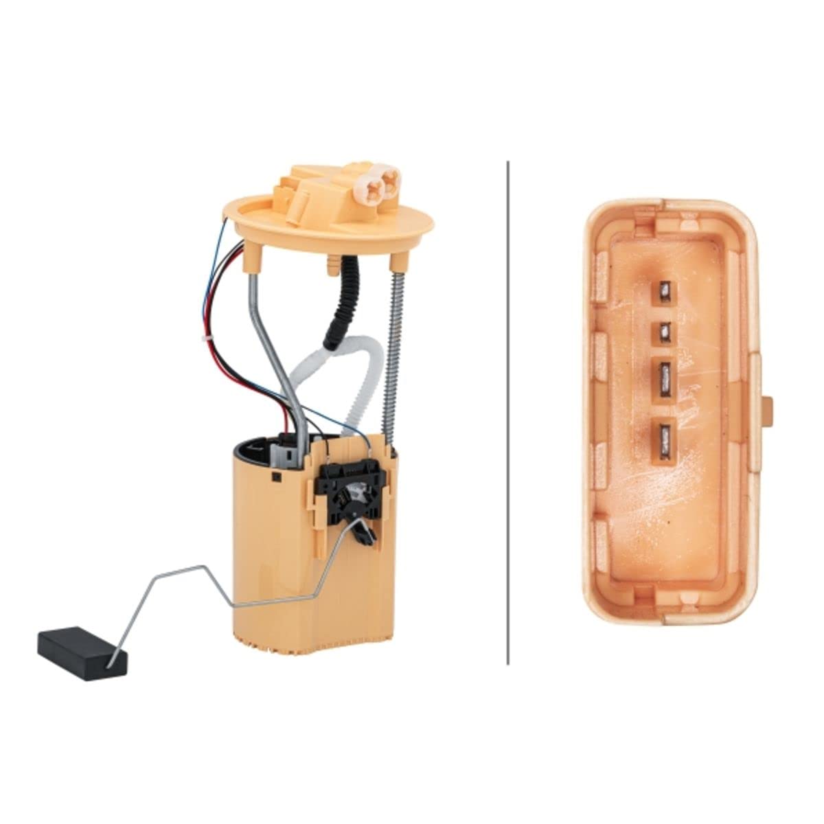 HELLA 8TF 358 303-221 Kraftstoff-Fördereinheit - 12V - elektrisch - 4-polig - mit Dichtung von Hella