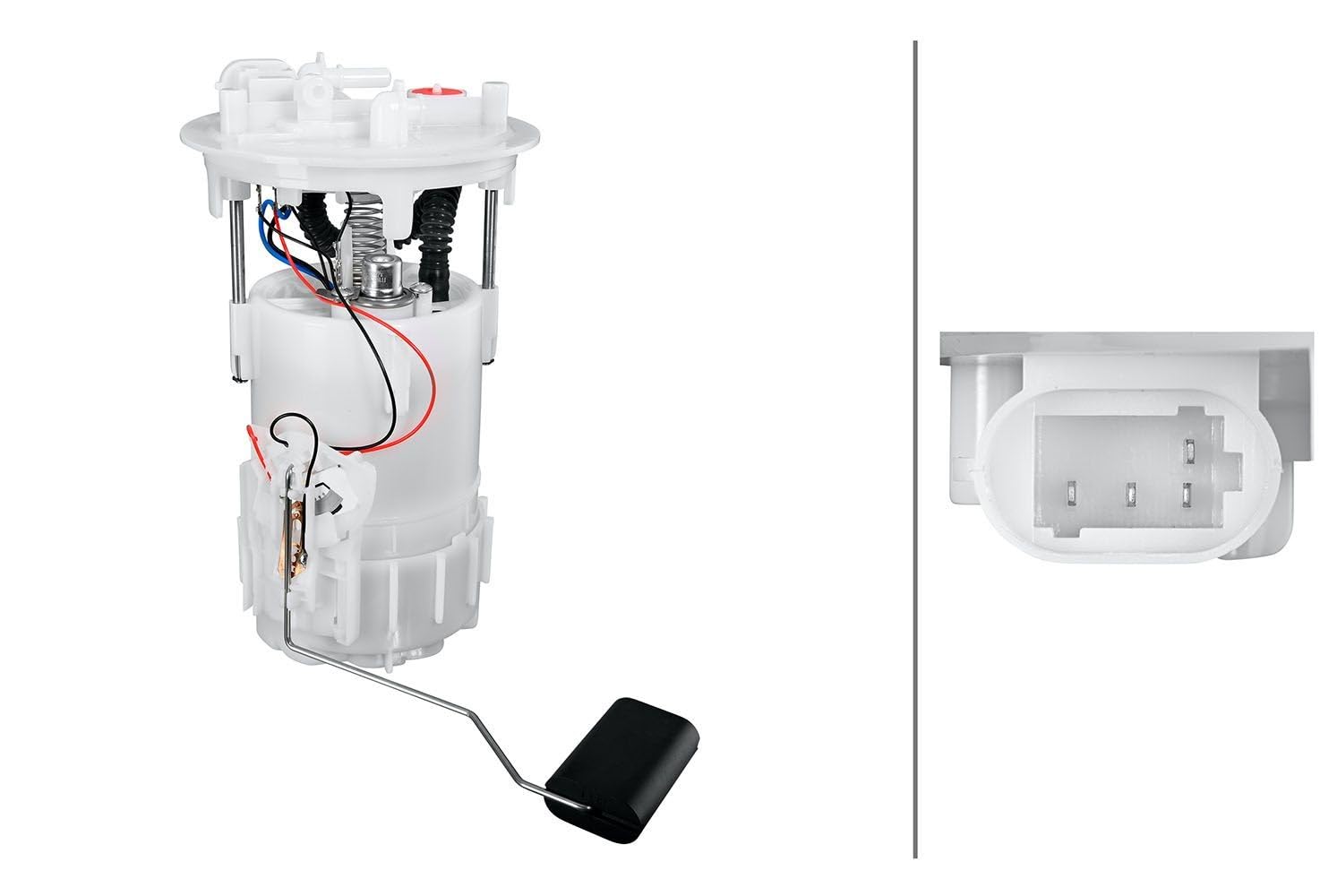 HELLA 8TF 358 306-881 Kraftstoff-Fördereinheit - elektrisch - 4-polig - mit Dichtung/mit Tankgeber von Hella