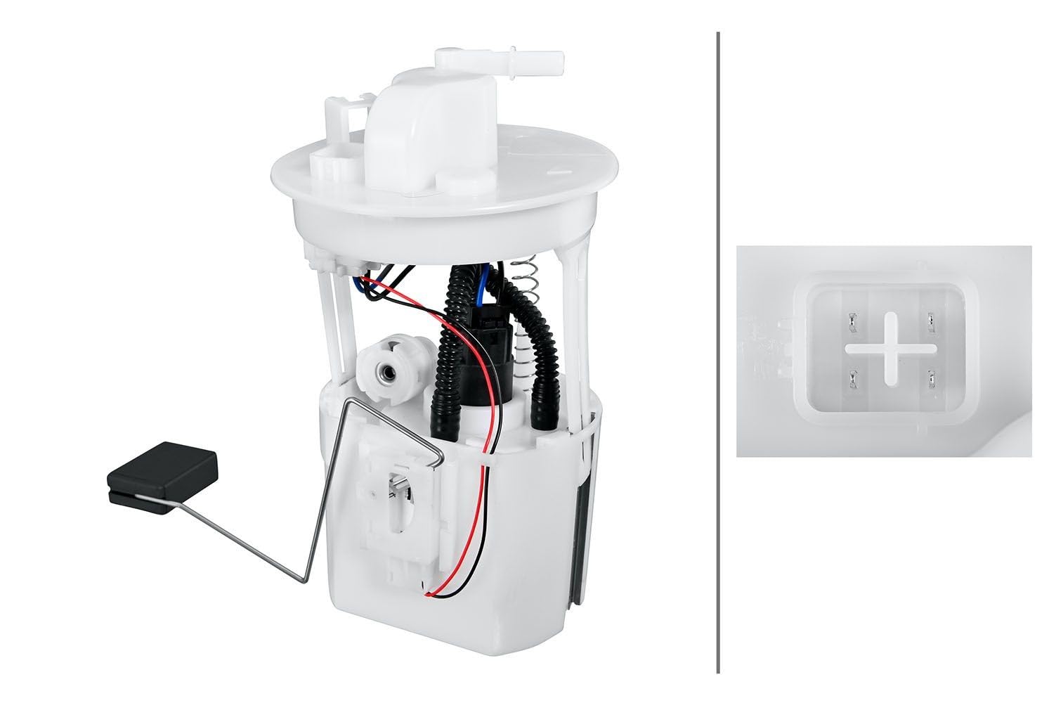 HELLA 8TF 358 306-891 Kraftstoff-Fördereinheit - elektrisch - 4-polig - mit Dichtung/mit Tankgeber von Hella