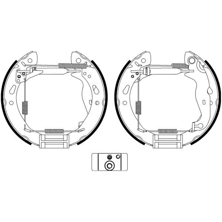 Hella Bremsbacken Ford Fiesta von HELLA