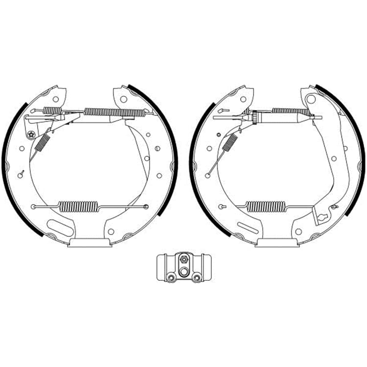 Hella Bremsbacken Nissan Terrano von HELLA