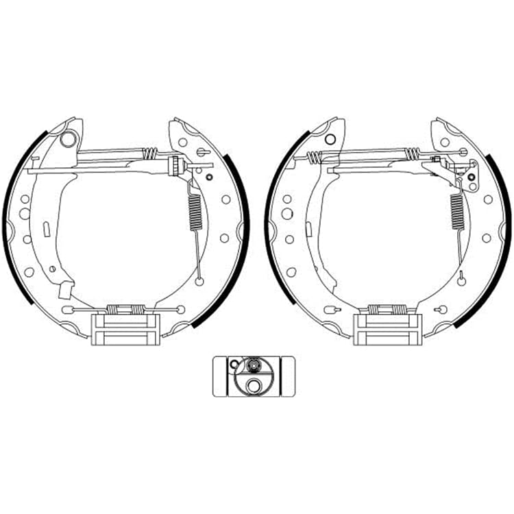 Hella Bremsbacken Renault Clio Twingo von HELLA