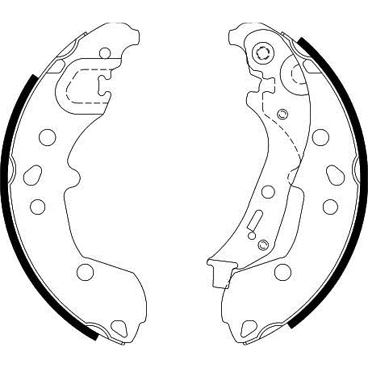 Hella Bremsbacken Seat Arona Ibiza VW Polo von HELLA