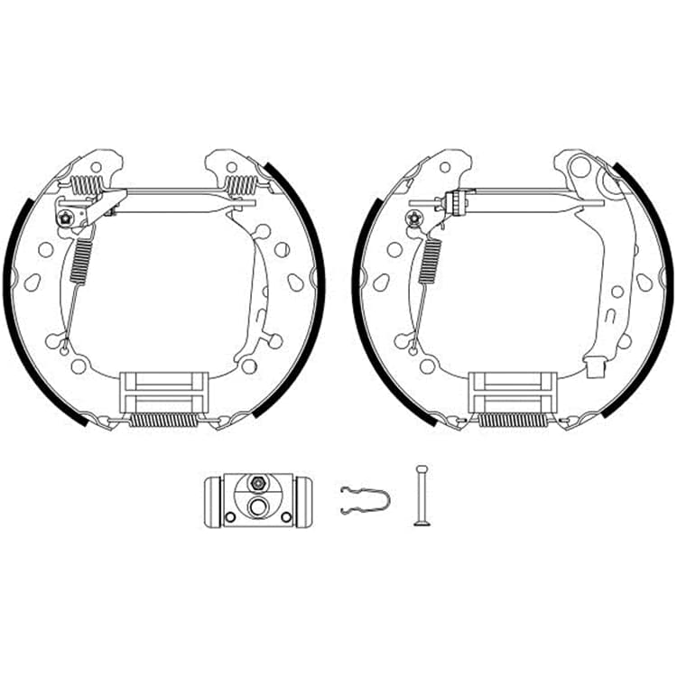 Hella Bremsbacken Toyota Yaris von HELLA