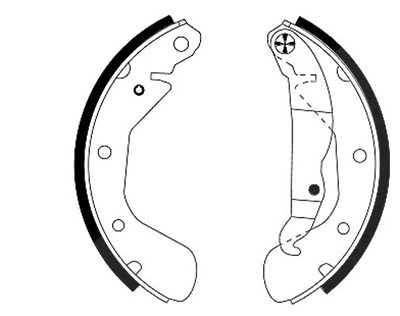 Hella Bremsbackensatz [Hersteller-Nr. 8DB355001-301] für Opel, Chevrolet, Gm Korea von HELLA