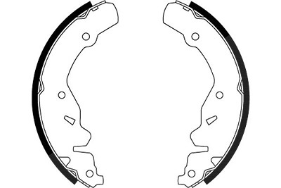 Hella Bremsbackensatz [Hersteller-Nr. 8DB355000-481] für Chrysler von HELLA