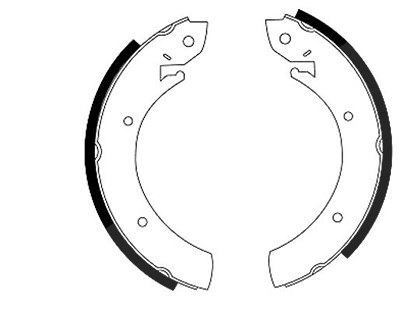 Hella Bremsbackensatz [Hersteller-Nr. 8DB355000-551] für Ford, Hyundai, Nissan, Opel, Renault Korea, Ssangyong von HELLA