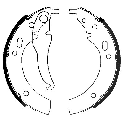 Hella Bremsbackensatz [Hersteller-Nr. 8DB355000-121] für BMW von HELLA