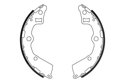 Hella Bremsbackensatz [Hersteller-Nr. 8DB355000-411] für Kia von HELLA